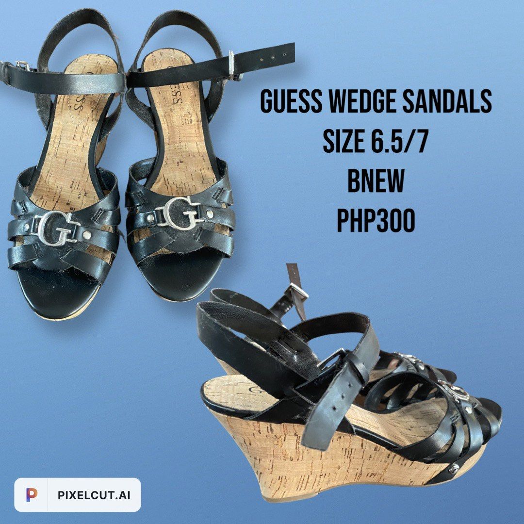 guess wedge trainers