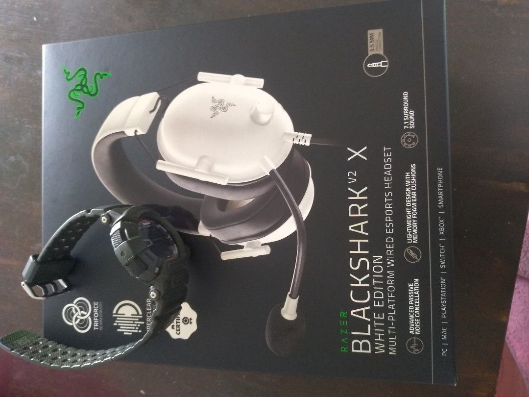 Headphone razer blackwidow V2 white edition, Audio, Headphones ...