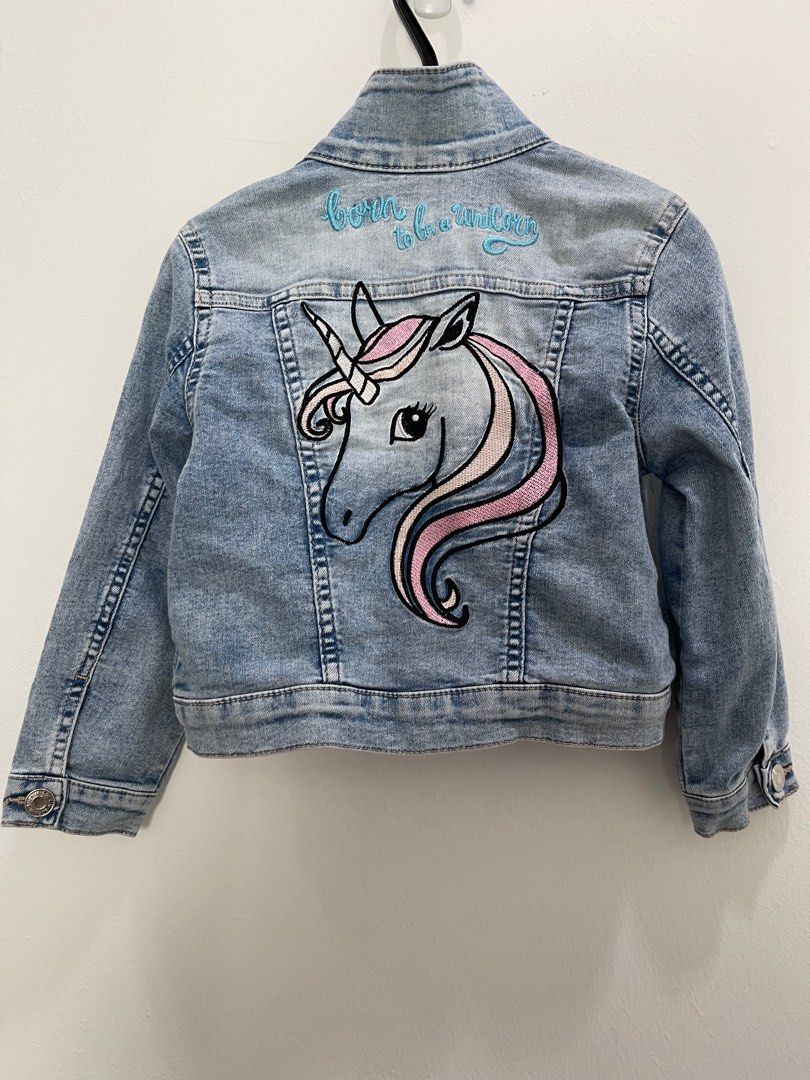 Unicorn denim top jacket h&m