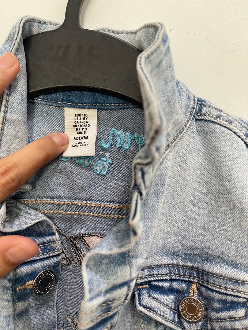 Unicorn denim jacket h&m 2025