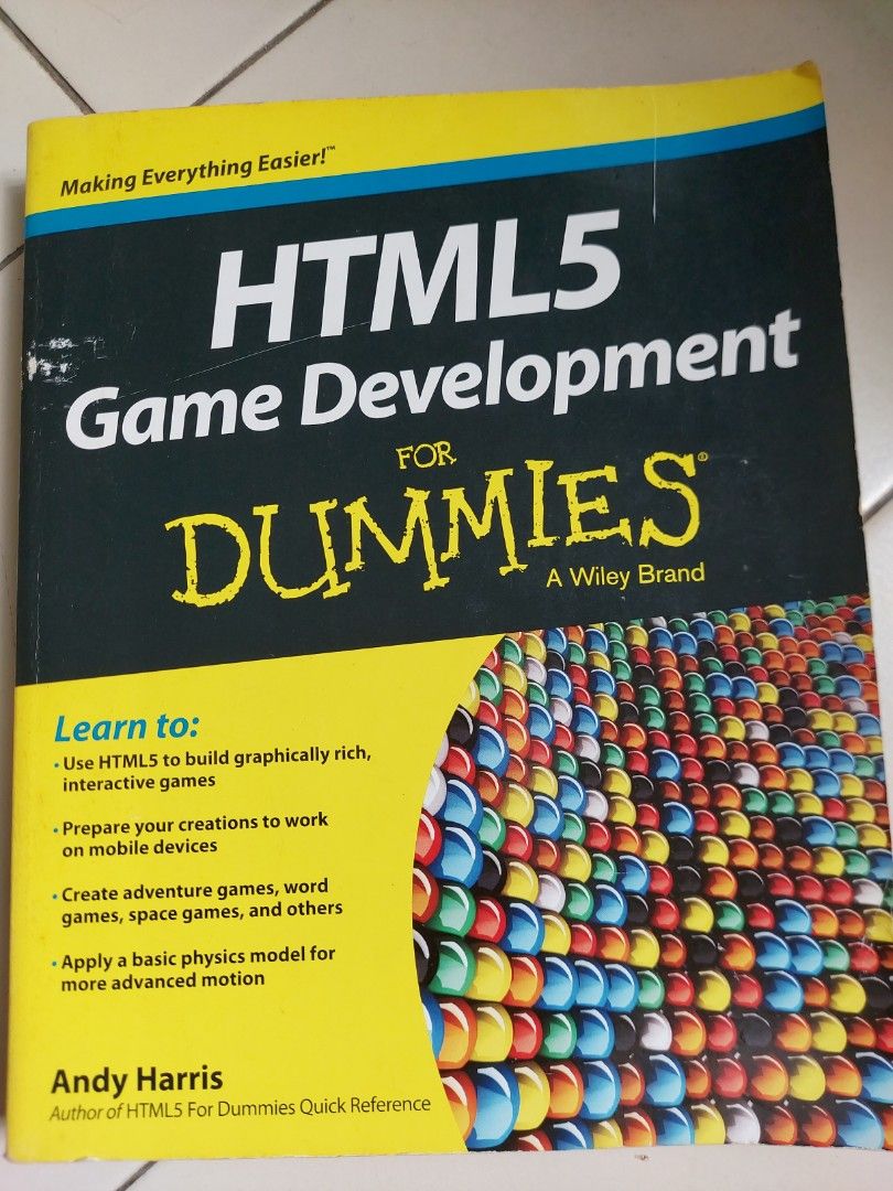 HTML5 Game Developmwnt for Dummies, Announcements on Carousell