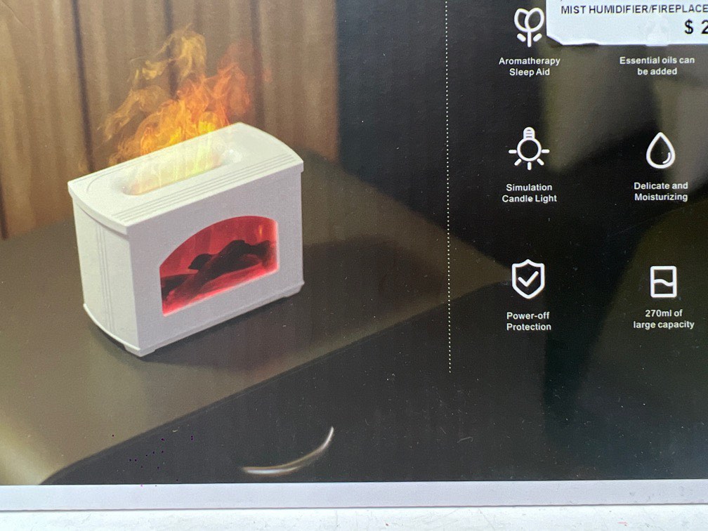 HUMIDIFIER FIREPLACE, TV & Home Appliances, Air Purifiers