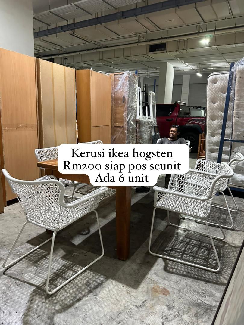 Ikea hogsten chairs, Furniture & Home Living, Furniture, Chairs on