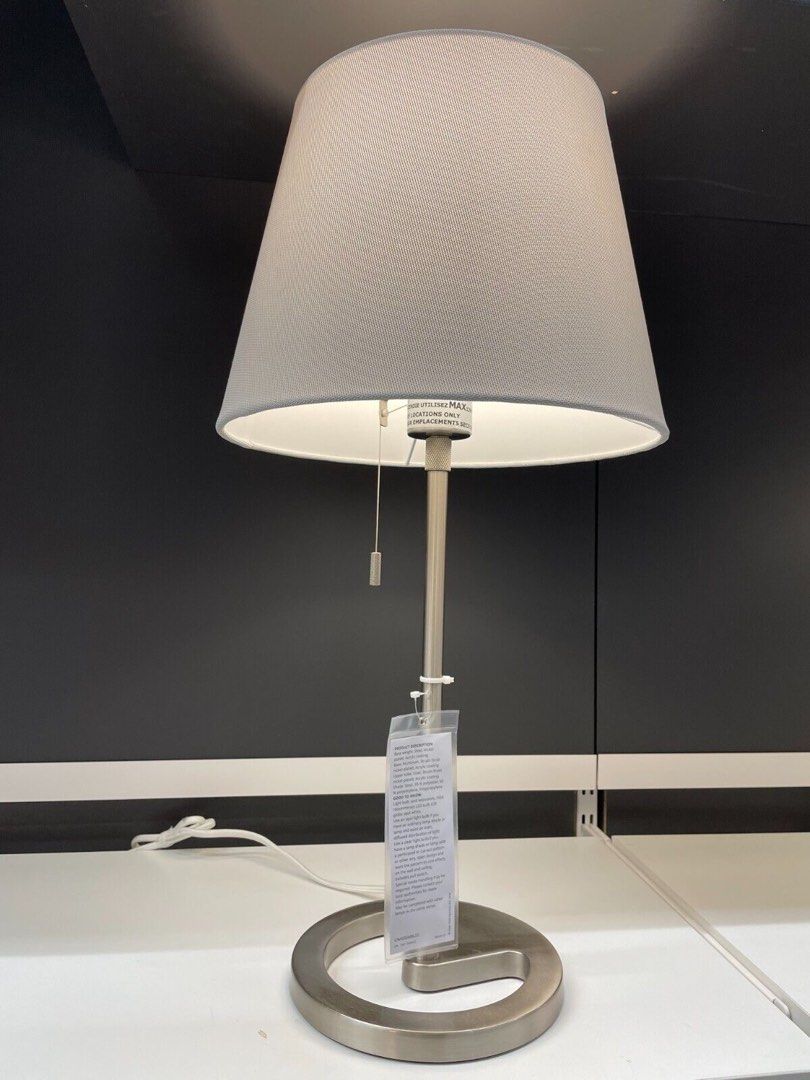 IKEA NYFORS Table Lamp, Furniture & Home Living, Lighting & Fans