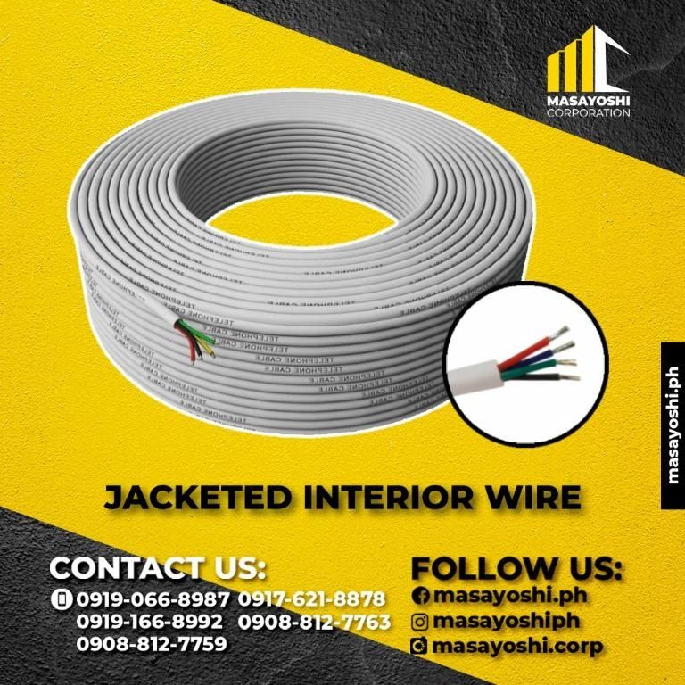 Jacketed Interior Wire Interior Wire Electrical Cable Cables