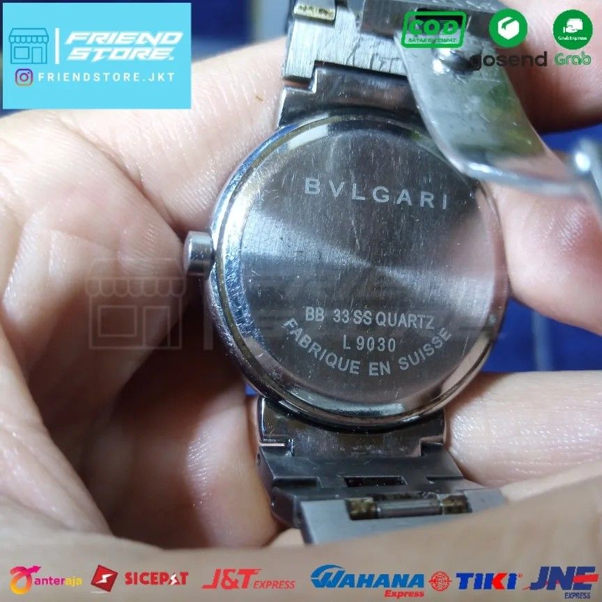 Bulgari bb33ss quartz l9030 fabrique en suisse discount