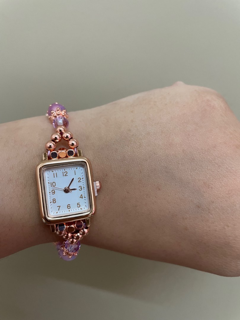 Crystal watch bracelet, Women's Fashion, Watches & Accessories, Watches ...