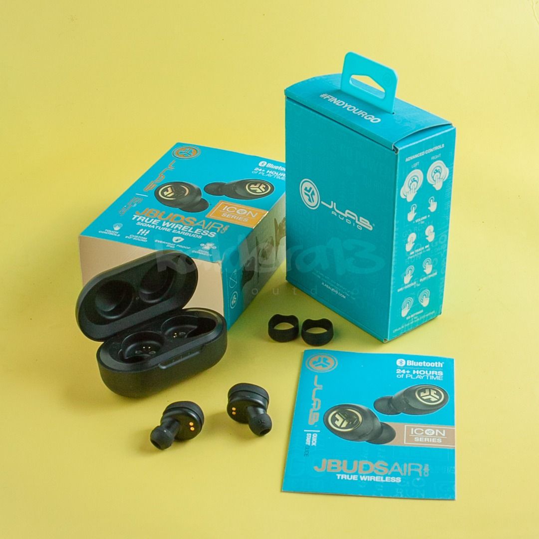 JLab JBuds Air Icon True Wireless Signature Earbuds with Mic Bluetooth