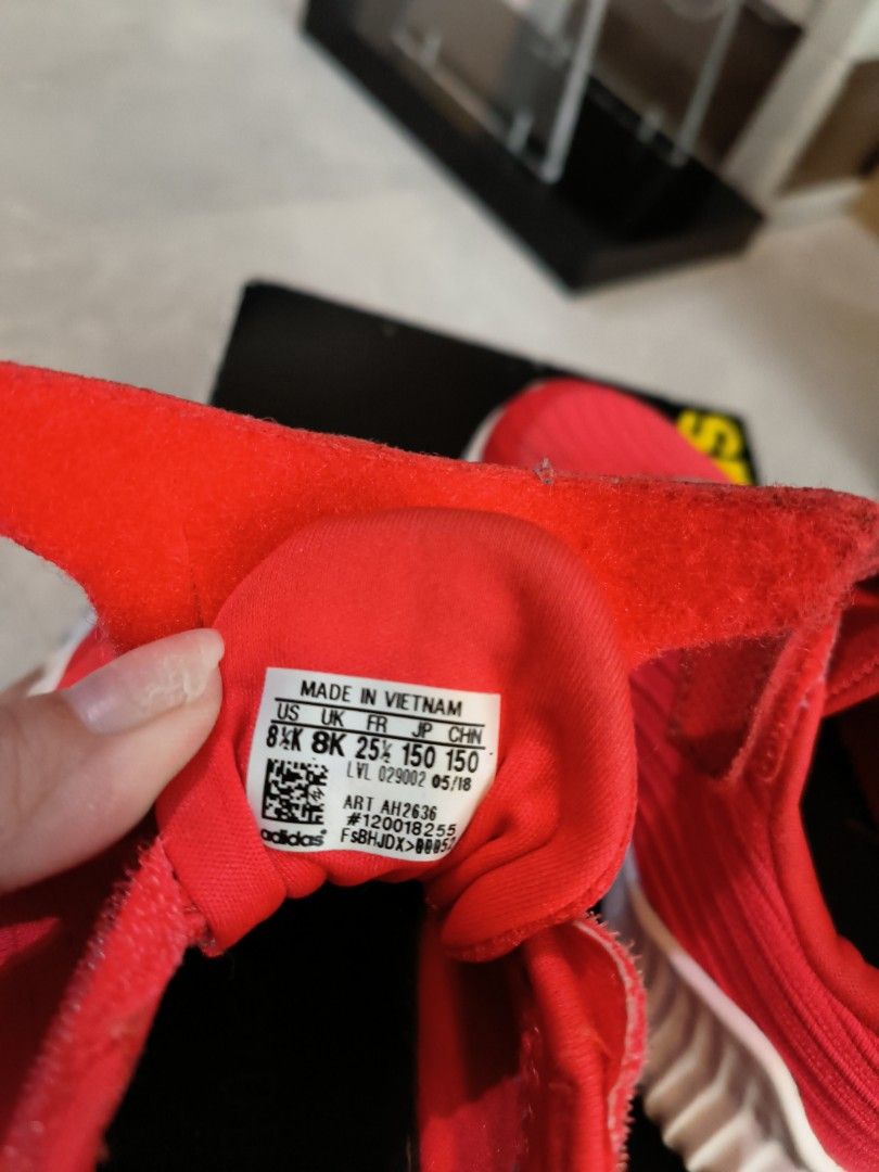 Kids Red Adidas Shoes
