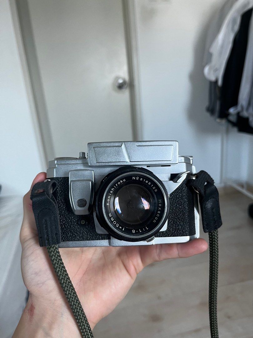 Konica iiim 35mm vintage camera, Photography, Cameras on Carousell