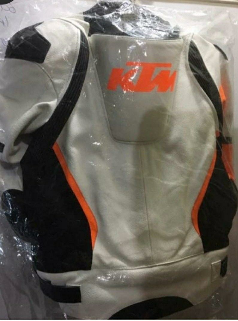 KTM Powerwear RSX Leather Racing Jacket Size 48 Motorcycles