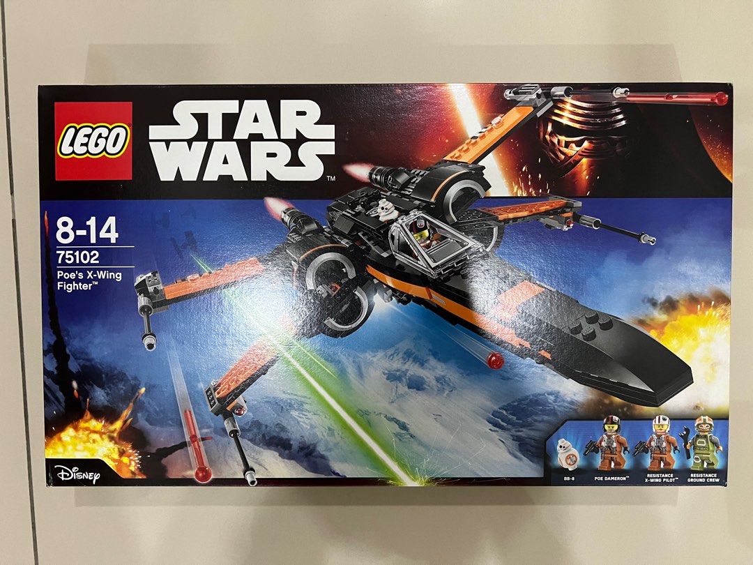 Lego poe's shop x wing