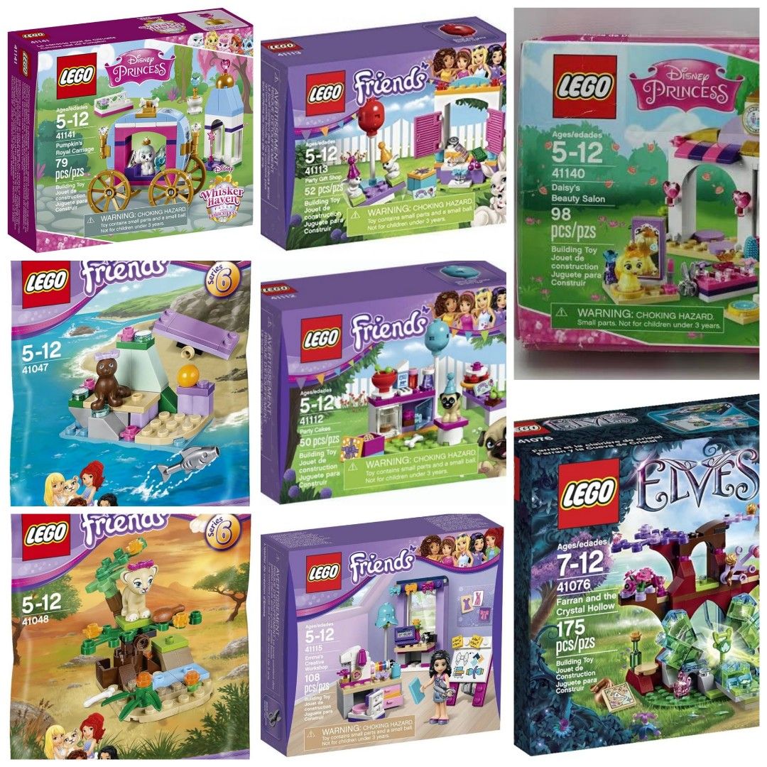 lego friends elves 41112 41113 41115 41047 41140 41141 41076 41048