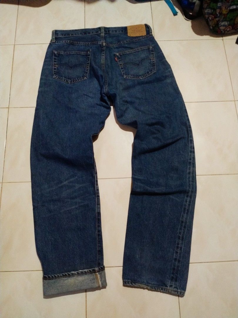 Levis 501 big e button 555 hot sale