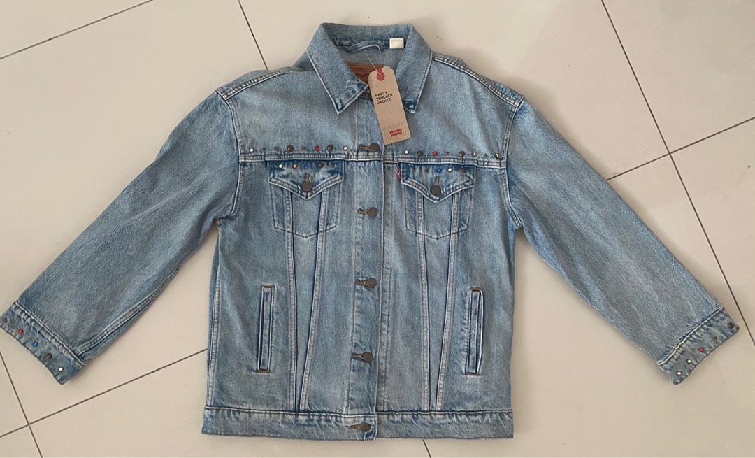Levis top baggy trucker