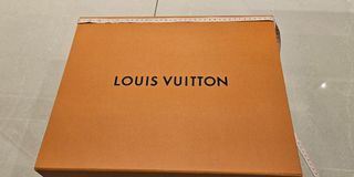 Louis Vuitton Brown Box w/ Tissue Paper 11 x 7.5 x 1.75”