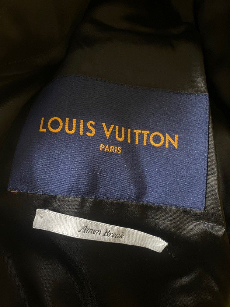 Thegenuineleather FW22 Louis Vuitton Varsity Jacket - Embroidery