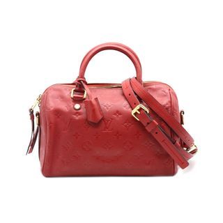 LOUIS VUITTON Red Empreinte Speedy Bandouliere 25