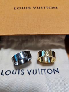 Authentic LOUIS VUITTON Signet Ring Monogram M M80190 Ring  #260-006-102-7787
