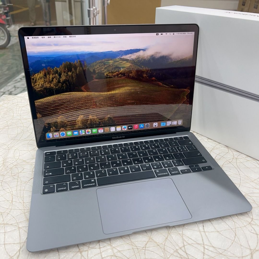 艾爾巴二手】MacBook Air 13吋M1/8G/256G A2337 太空灰#二手筆電#勝利