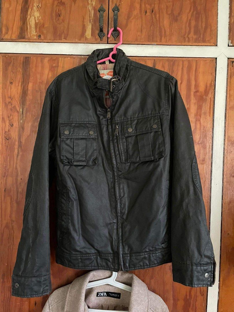 Mantaray leather jacket online