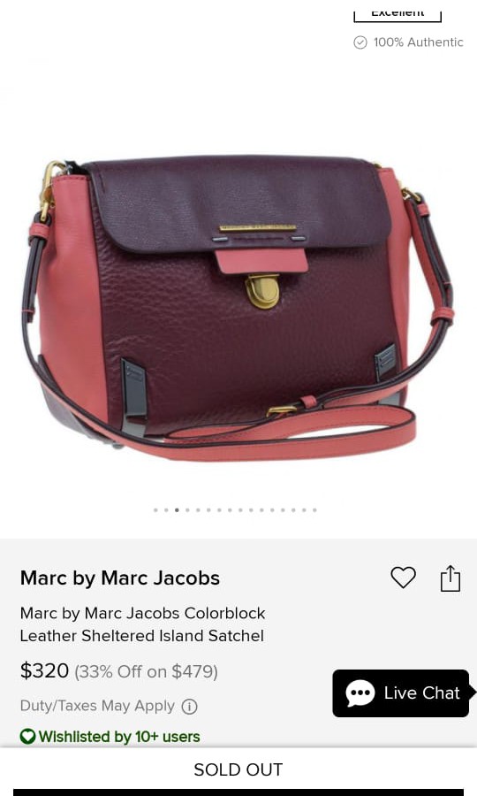 Marc Jacobs Authentic Fesyen Wanita Tas Dompet Di Carousell