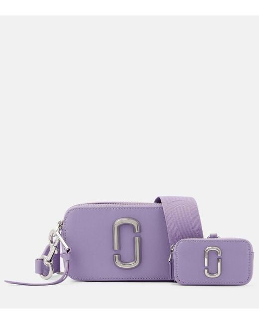 The Utility Snapshot Leather Camera Bag in Blue - Marc Jacobs