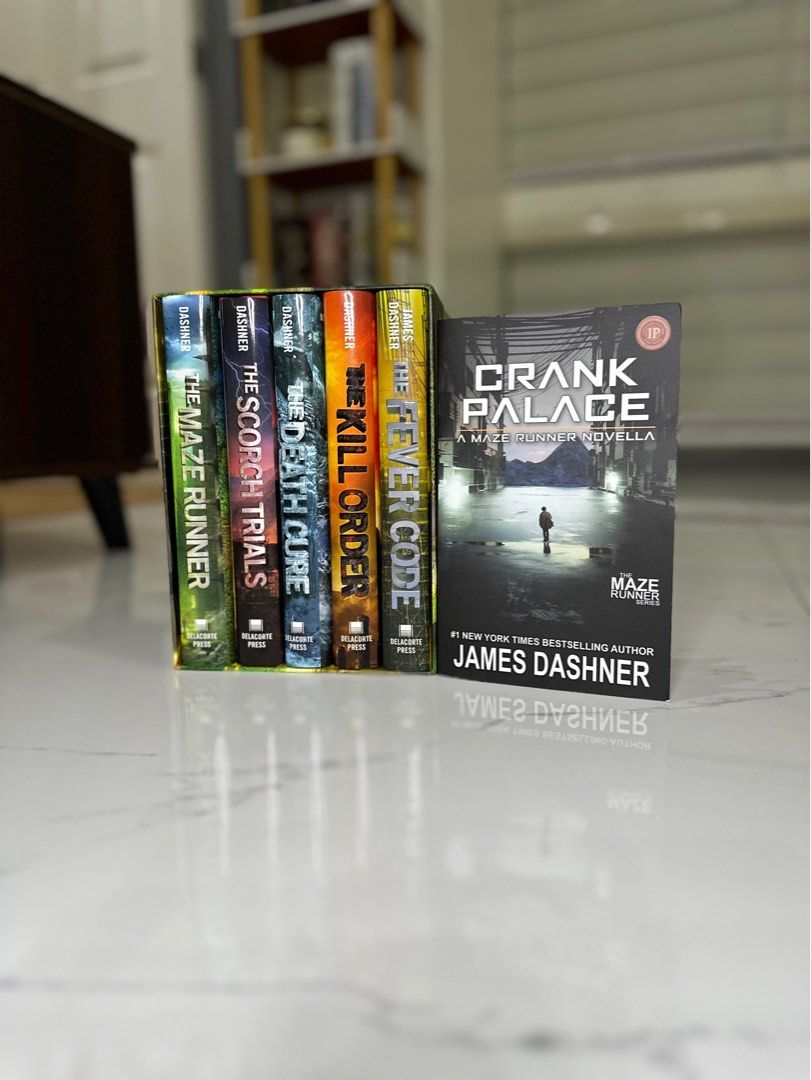 **SOLD** MAZE RUNNER Boxed Set + Crank Palace Novela by JAMES DASHNER