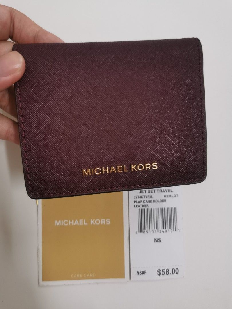 Jet set saffiano leather on sale wallet