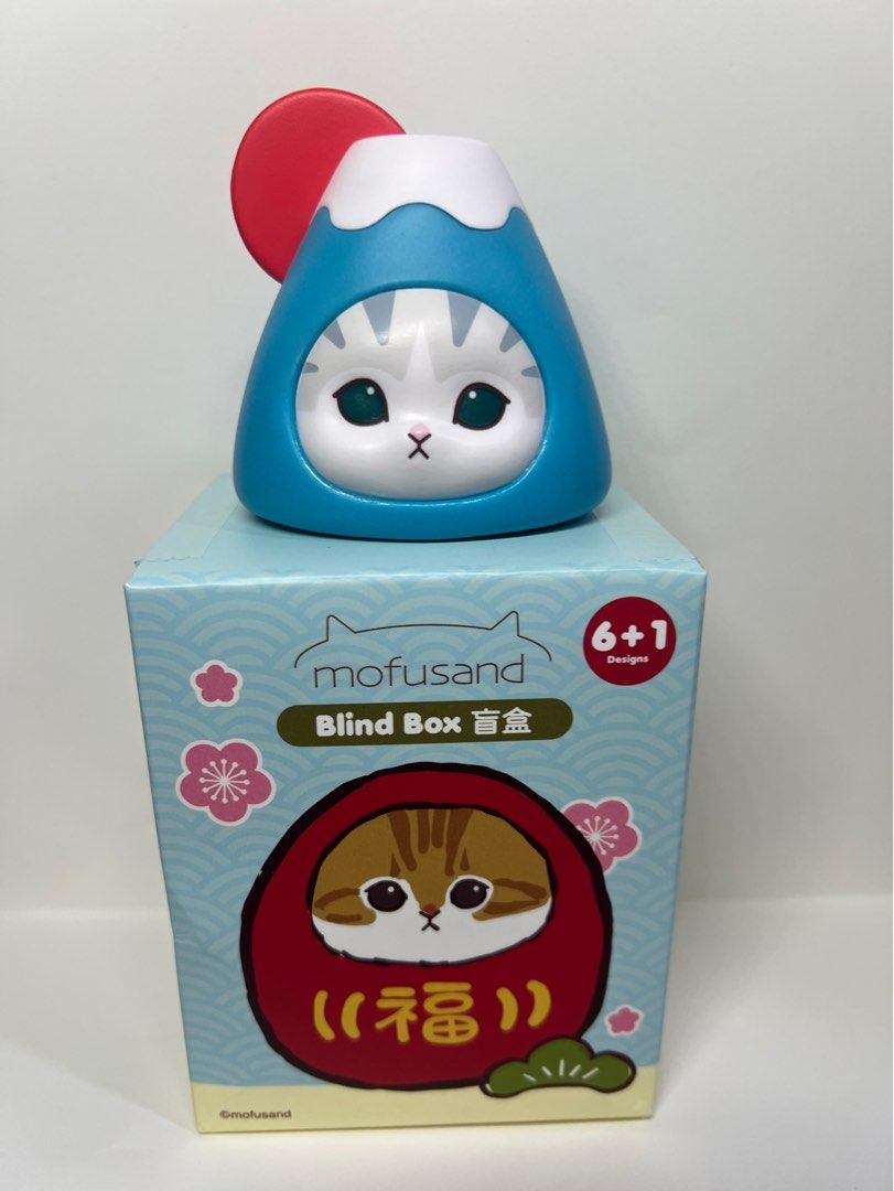 Mofusand達摩盲盒（隱藏版）富士山, 興趣及遊戲, 玩具& 遊戲類- Carousell