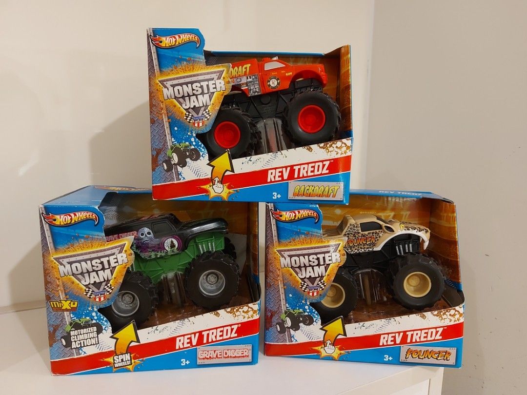 Monster Jam Rev Tredz Vehicles Carousell