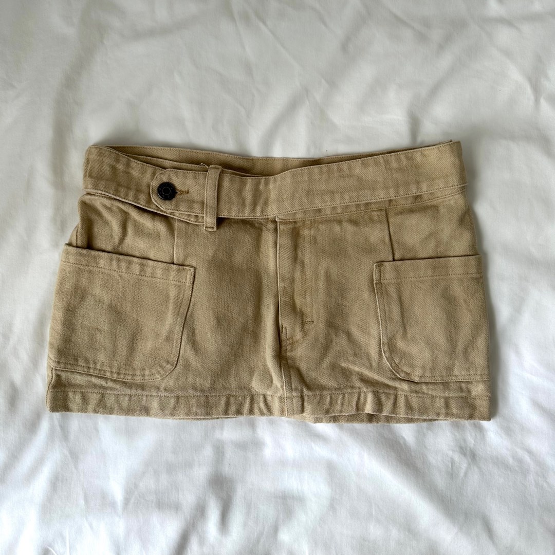 Motel Rocks cargo mini skirt, Women's Fashion, Bottoms, Skirts on Carousell