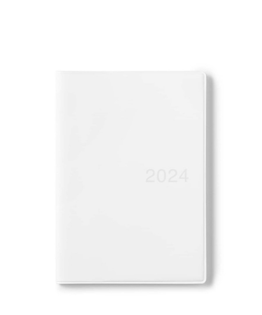 Muji A6 Vinyl Cover Planner With Minor Stain, Hobbies & Toys