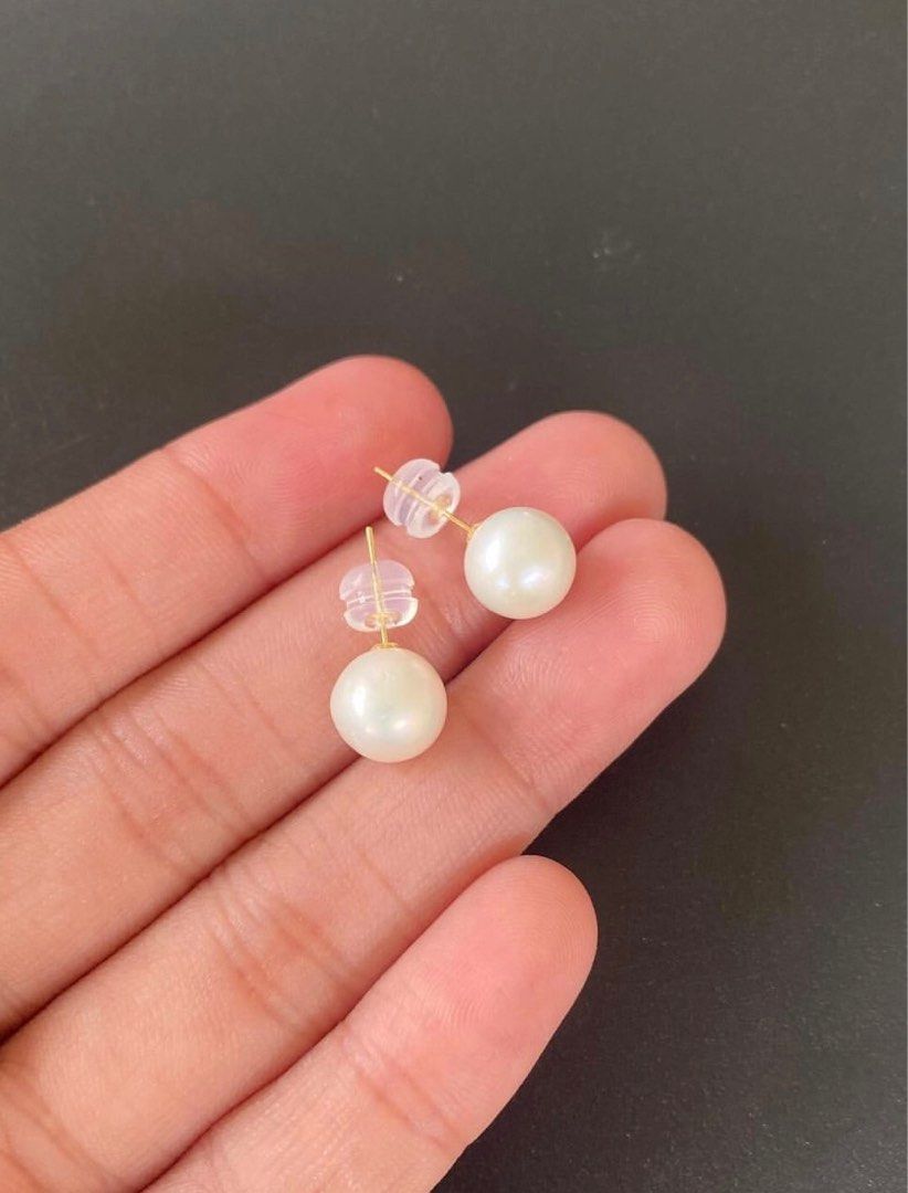 Freshwater pearl stud earrings sale
