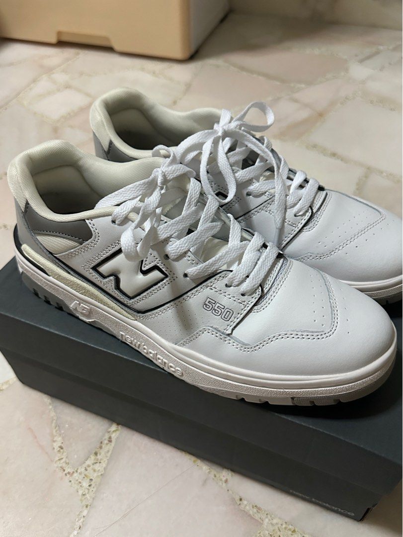 NB550 grey, Men's Fashion, Footwear, Sneakers on Carousell