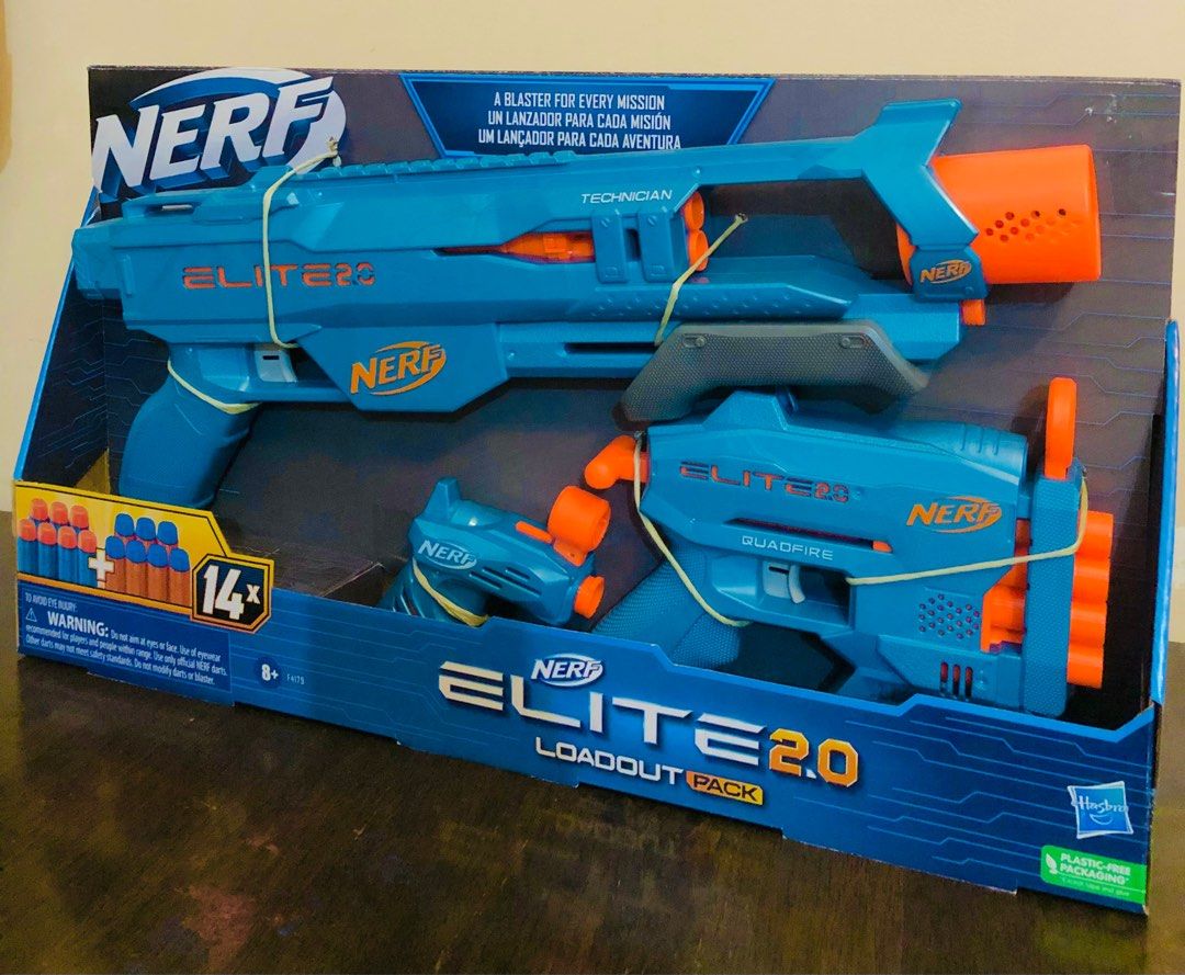 Nerf Elite 2.0 Loadout 3-Blaster Pack, Technician DS-2 Blaster