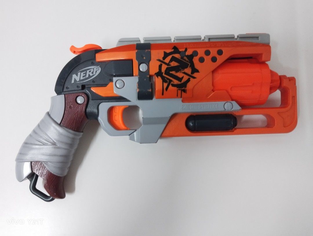 Nerf Zombie Strike Hammershot Blaster Hobbies Toys Toys