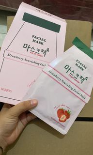 new! 1 box Facial Mask beaute recipe