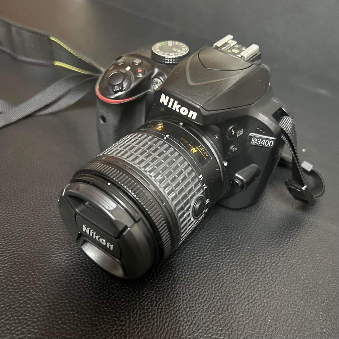 NIKON D3400 (Category: Cameras) located in Quezon City. Submitted by nicole062020 (Listing ID 1266024489, Image 2). Description: Inclusion: Bag Strap Lace Tripod.