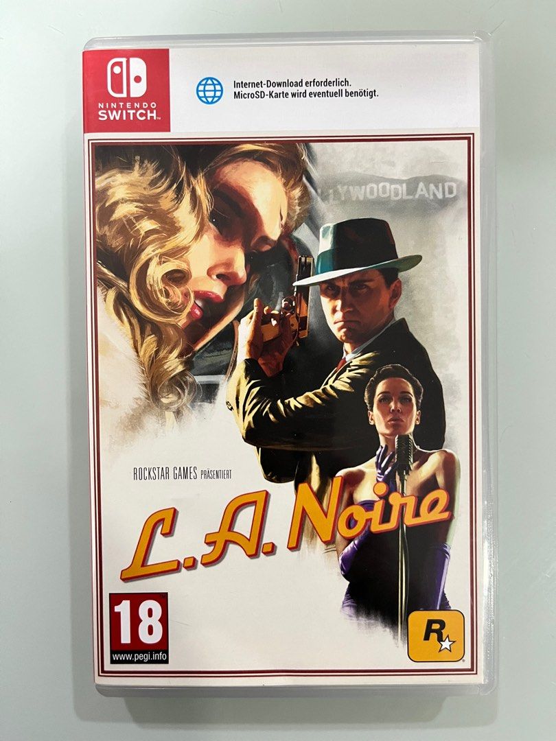 Nintendo Switch LA Noire Eng Used Video Gaming Video Games