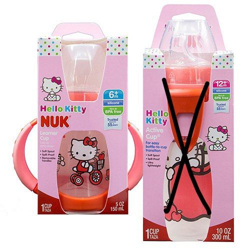 Nuk hello shop kitty learner cup