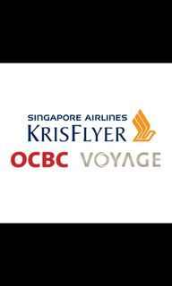 OCBC Voyage miles to Krisflyer miles