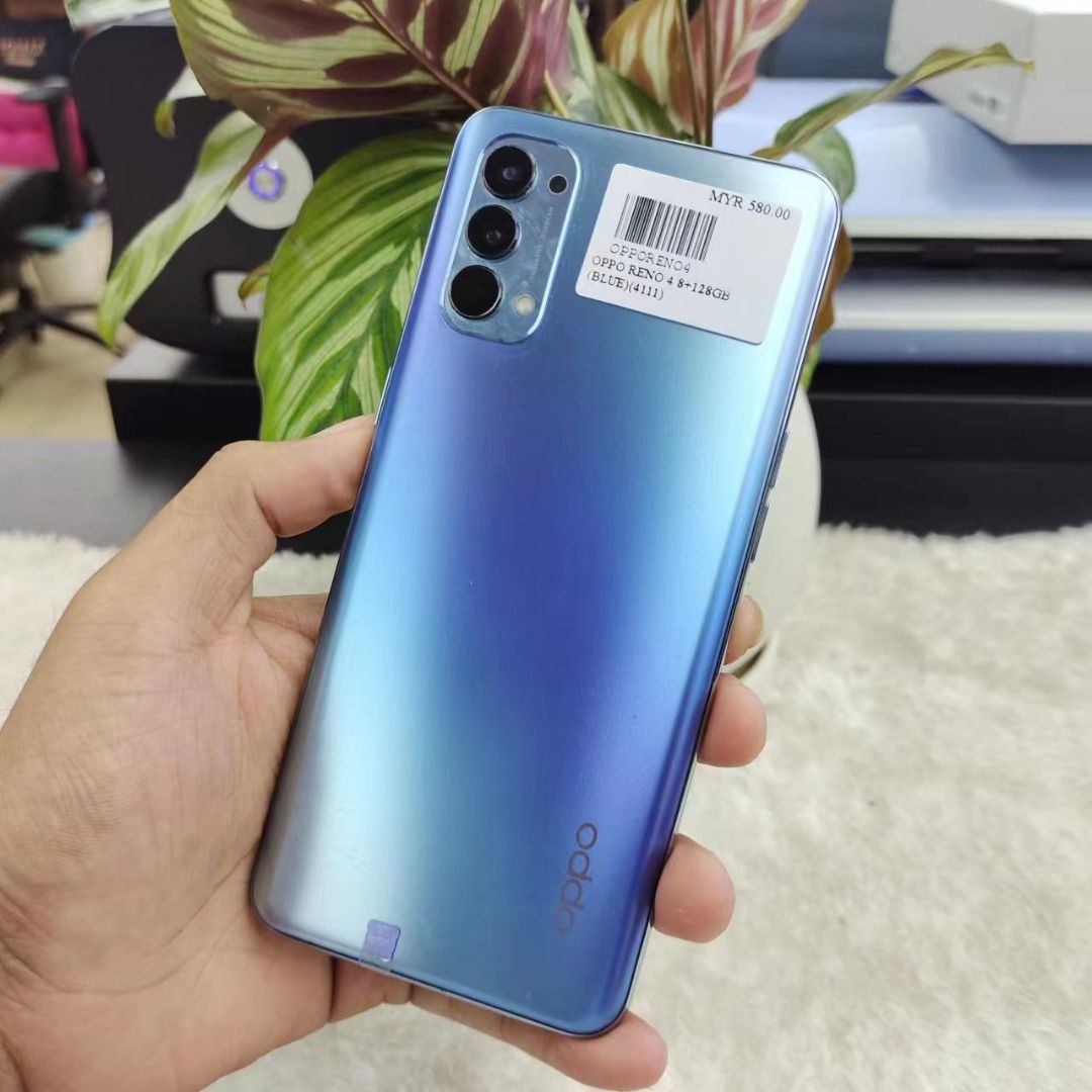 OPPO RENO 4 Blue 128 GB, Mobile Phones & Gadgets, Mobile Phones