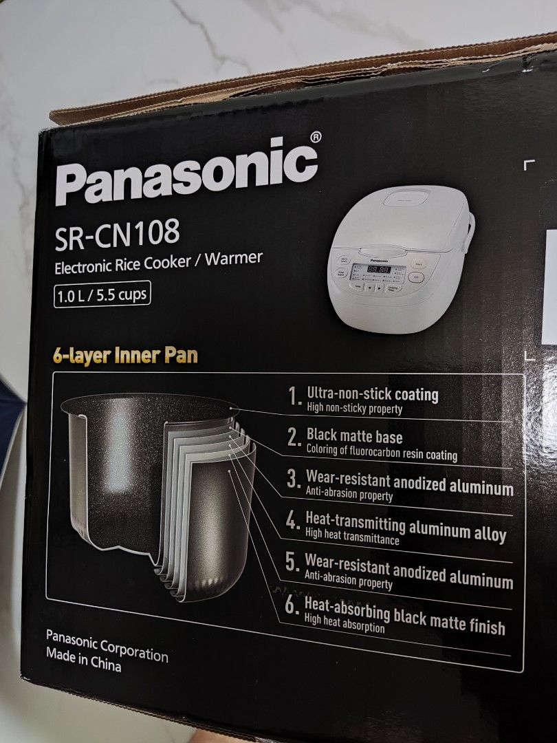 Panasonic Rice Cooker SR CN108, TV & Home Appliances, Kitchen