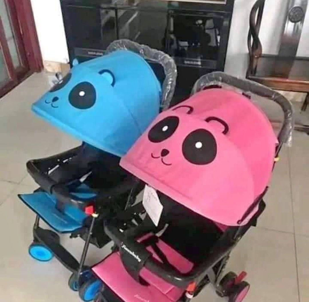 ""PANDA"" BABY/KIDS STROLLER (Category: Strollers) located in Manila. Submitted by jashopp (Listing ID 1265928859, Image 1). Description: BABY STROLLER 📌Can sit 📌Recline 📌Ultra light , Foldable 📌One Key Storage SAME DAY DELIVERY VIA LALAMOVE SHOULDER BUYER SF 📩📩 MODE OF PAYMENT 👉 COD / GCASH.