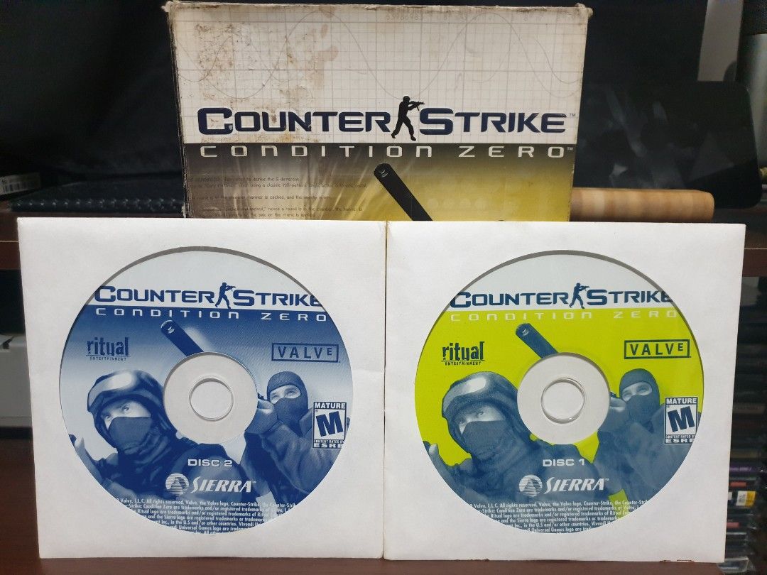 PC Counter-Strike Condition Zero CS CZ counterstrike counter strike half  life half-life halflife valve games FPS cd dvd