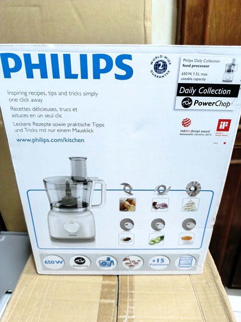 Philips Food Processor HR7627, TV & Home Appliances, Kitchen Appliances