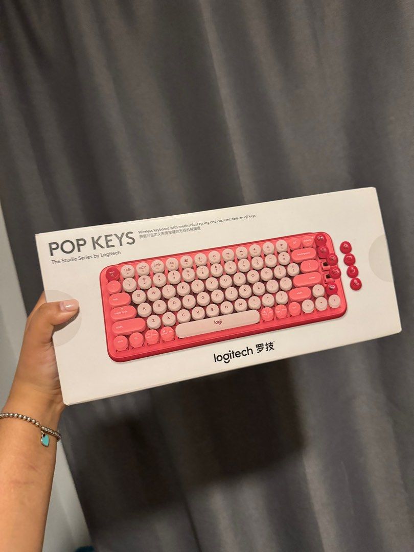 Popkeys Mist Popkeys Wireless Keyboard (READ DESCRIPTION), Computers & Tech, Parts ...