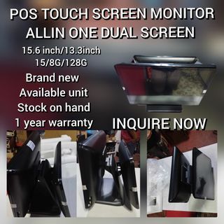 POS TOUCH SCREEN MONITOR ALLIN ONE DUAL SCREEN