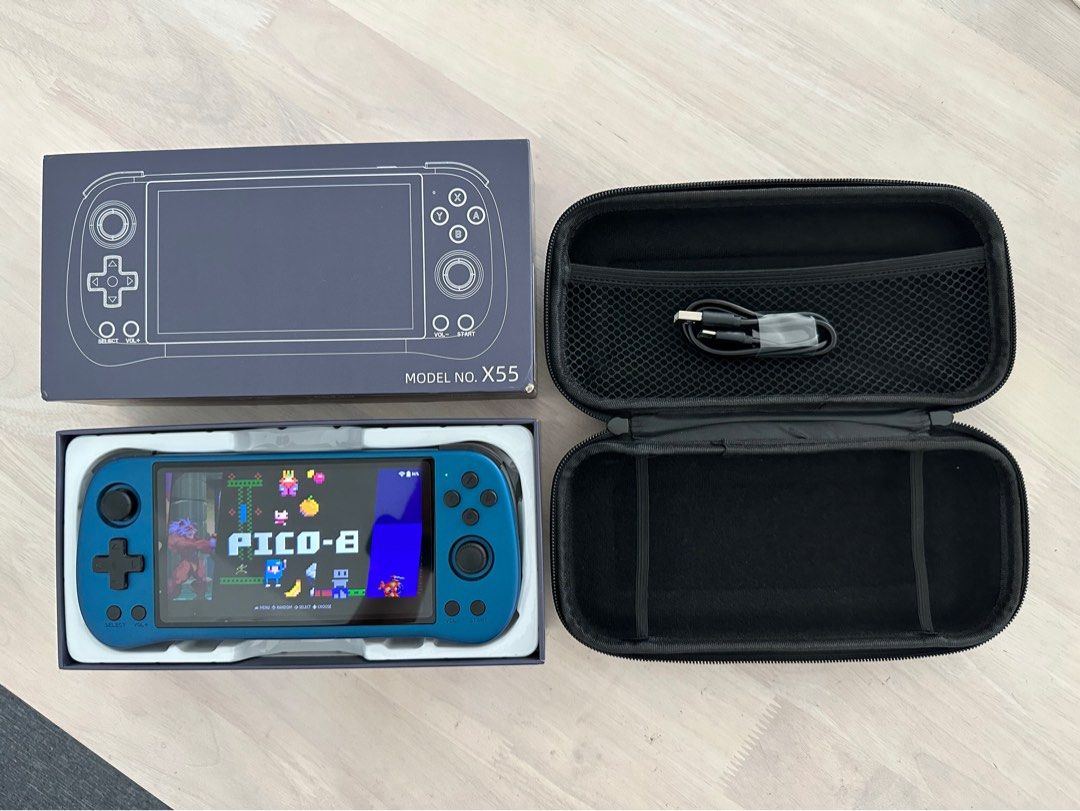 Powkiddy X55 with 256GB sd card, Hobbies & Toys, Toys & Games on 